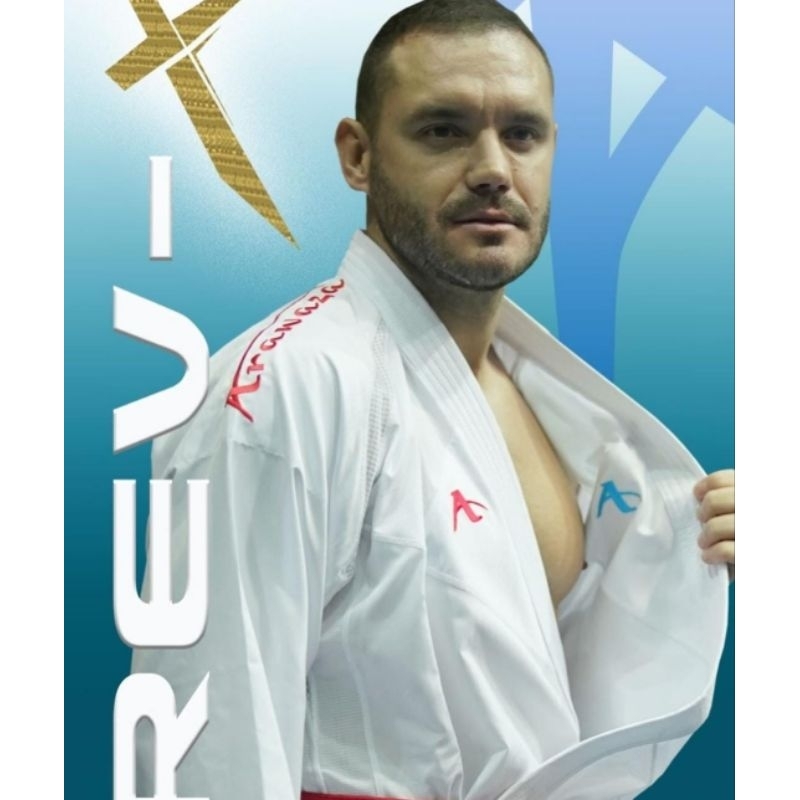 Baju Karate Kumite Arawaza Rex-X Model Bolak Balik Merah Biru Aka Ao Baju Kumite Arawaza Original Wk