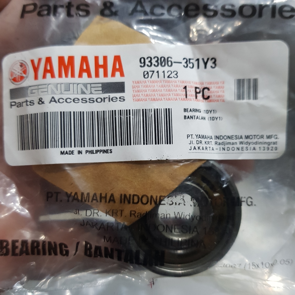 Bearing Laker Yamaha 6301 93306 351Y3 93306 351Y2