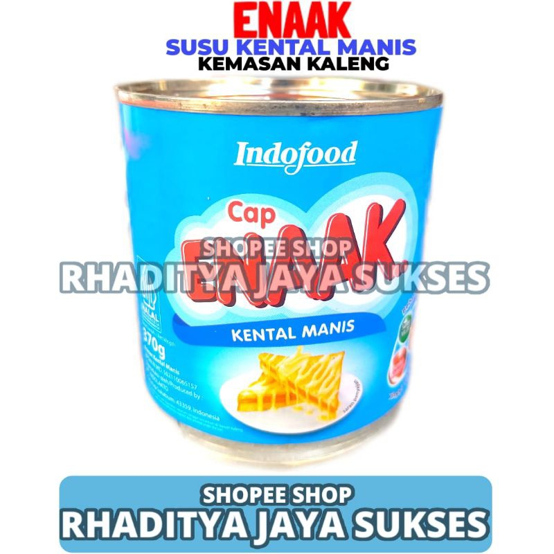 

Susu Kental Manis Kaleng Enaak Vanilla 370gr