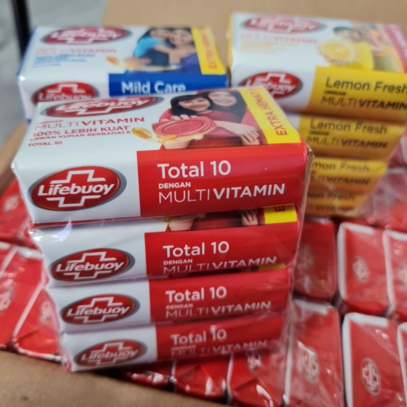 Sabun Lifebuoy batang merah/biru/kuning/hijau 60gr