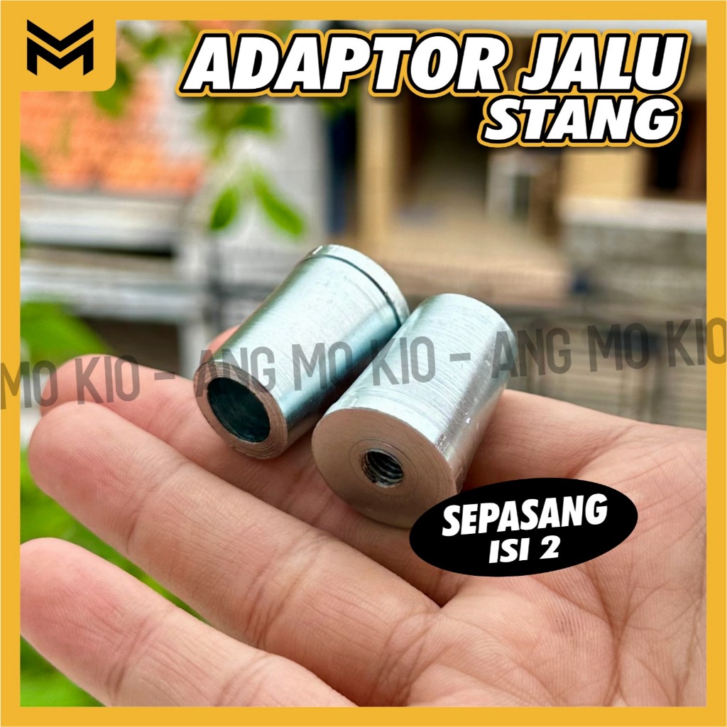 ADAPTOR JALU STANG ADAPTOR STANG UNIVERSAL / ADAPTOR JALU STANG STIR BESI STANG BANDUL SET ( 2 PCS )