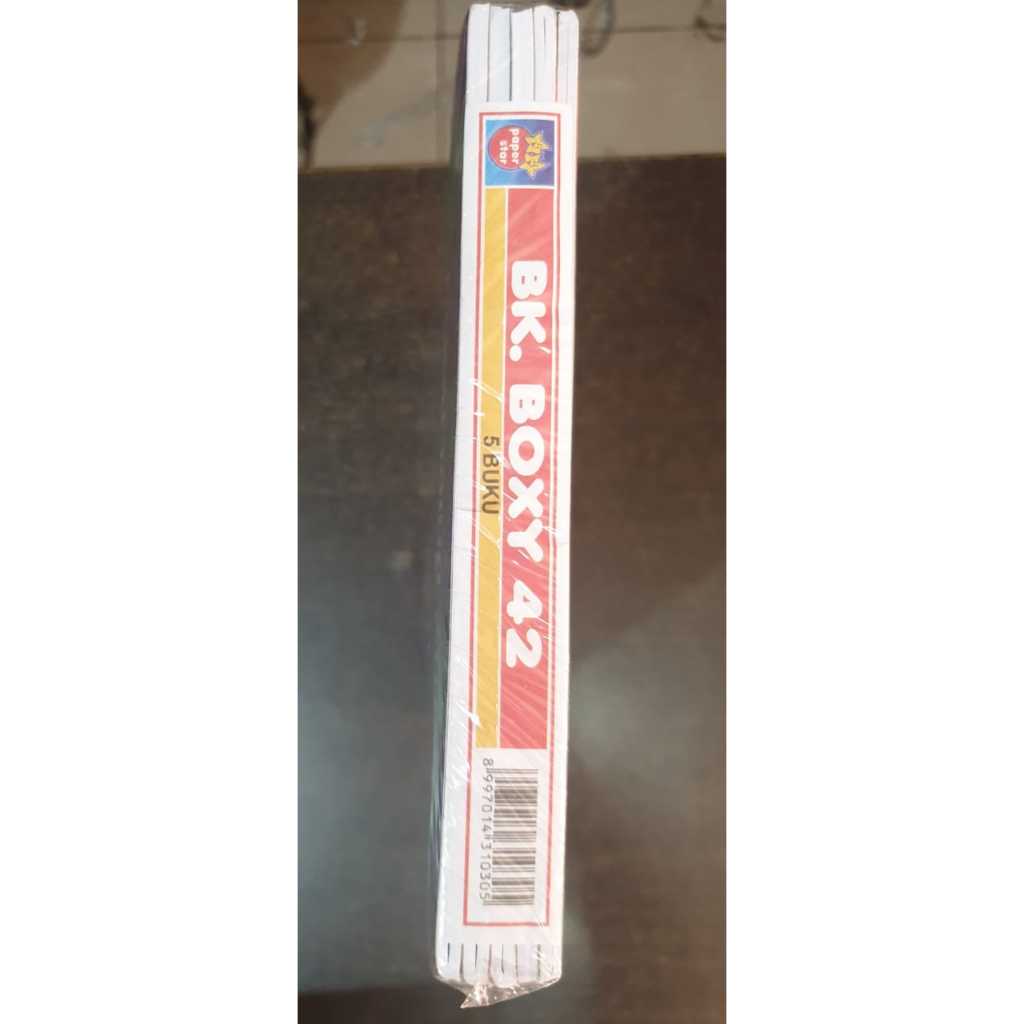 

Buku Tulis PAPERSTAR isi 42 Lembar - 5 Buku / BOXY PAPER STAR Motif 1 PAK = 5 Buku