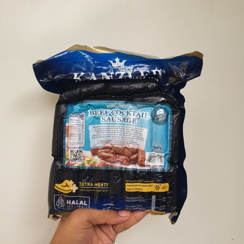 

Sosis Kanzler Beef Cokctail 500gr/Frozen Food/Sosis Kecil