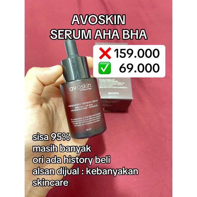 Avoskin Serum AHA BHA PHA Original 100% Termurah