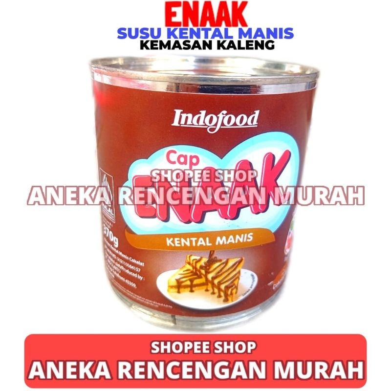 

Susu Kental Manis Kaleng Enaak Coklat 370gr