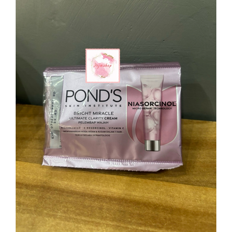 •JEJU• {SACHET} POND’S | PONDS BRIGHT MIRACLE ULTIMATE CLARITY CREAM | PELEMBAB WAJAH 7.5GR