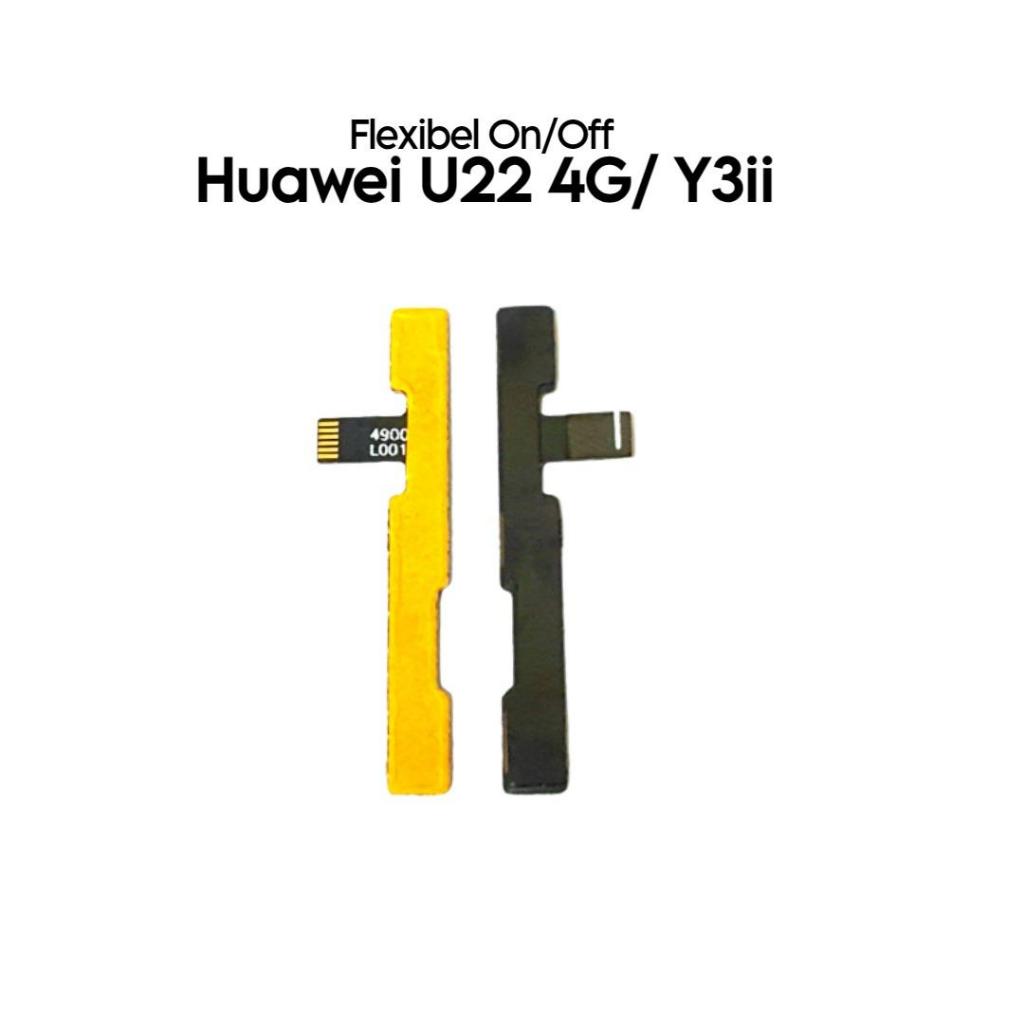 Flexibel Konektor On Off Huawei Y3II / U22 4G / LUA-U22 / LUA-U02 / LUA-L21 / LUA-L22 / LUA-L01 / U2