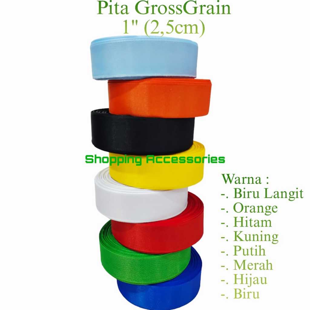 

Pita GrossGrain 1 Inch (2.5 cm) per roll