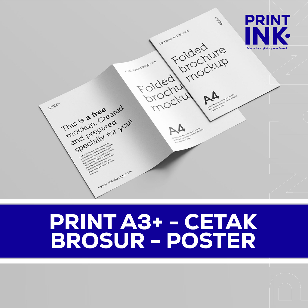 

PRINT DIGITAL A3 - Brosur, Poster, Pamflet, stiker