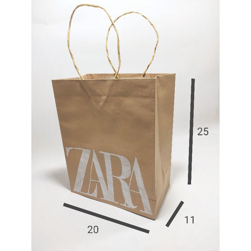 

Ready stok paperbag zara - tas kertas zara -paperbag