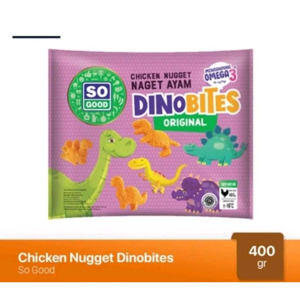 

SO GOOD Chicken Nugget Dinobites 400 gr