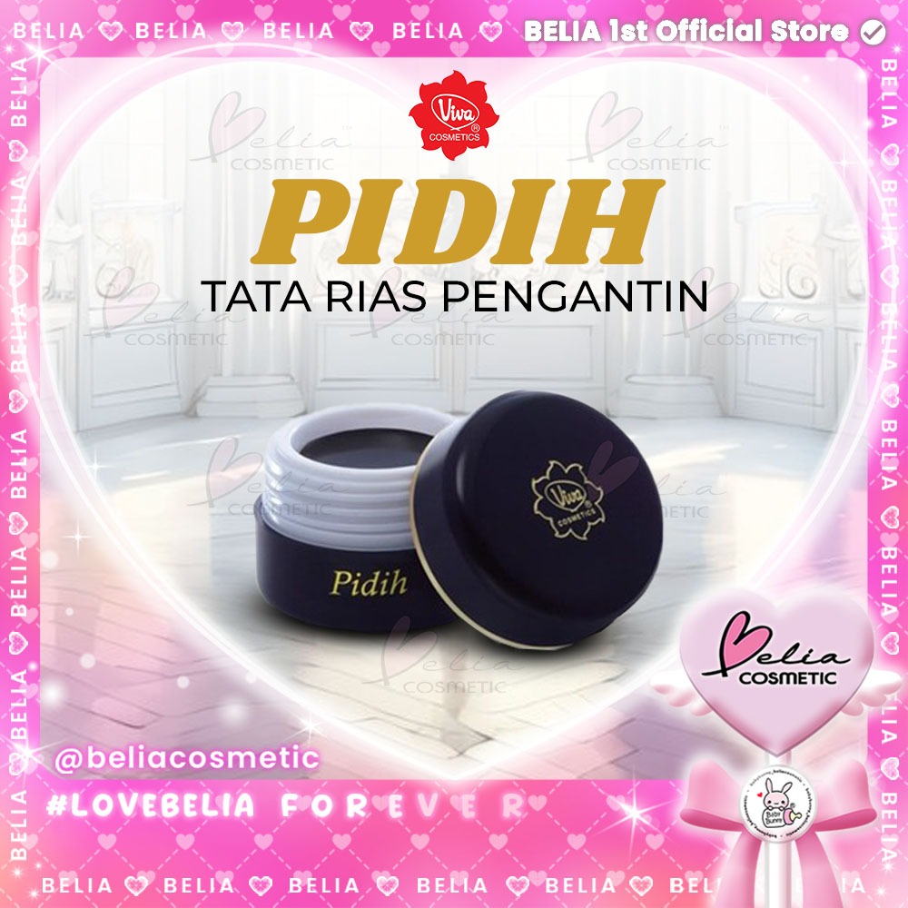 ❤ BELIA ❤ Viva Pidih Hitam Rias Pengantin 9g