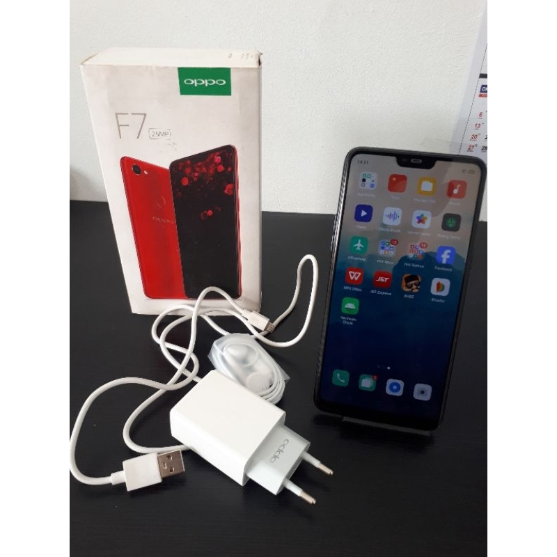 OPPO F7 - RAM 4/64 - FULLSET & NONFULLSET - SECOND