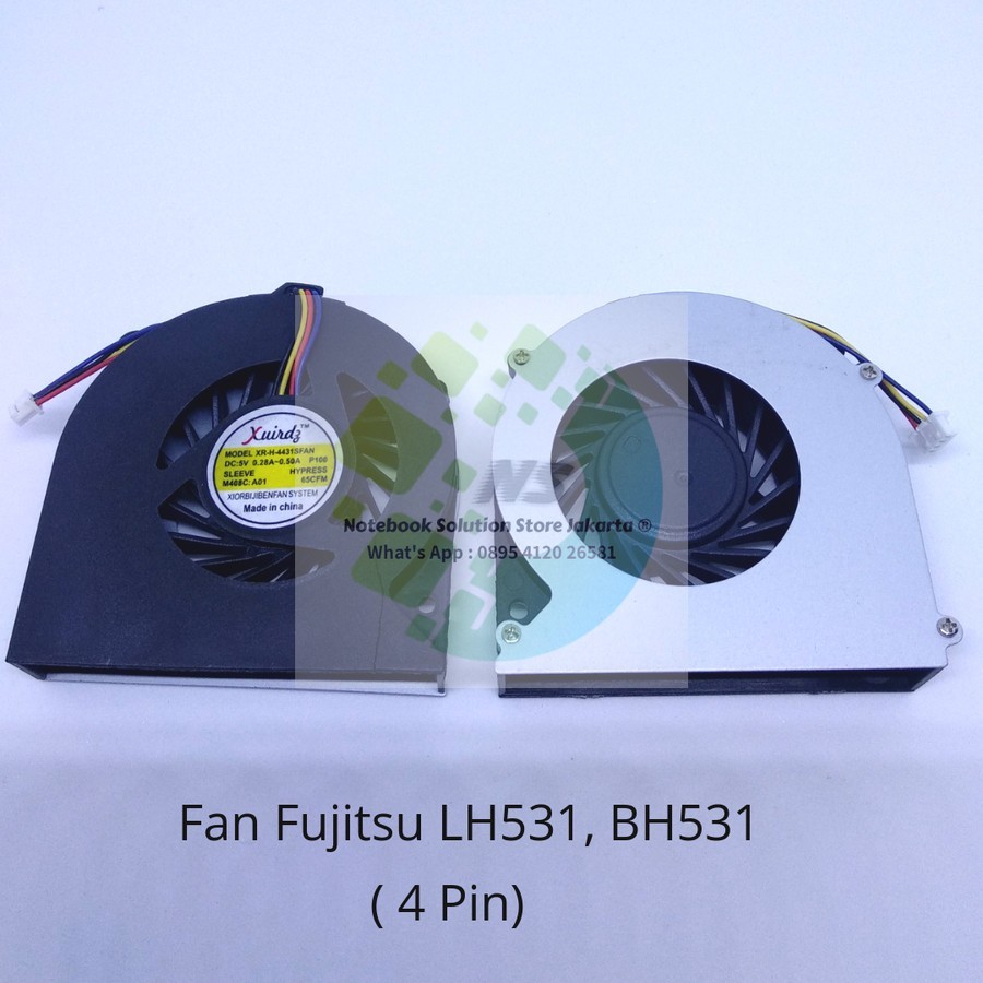 Kipas Coling Fan Processor Laptop Fujitsu LH531 BH531 Lifebook LH 531