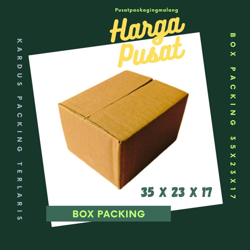 

Kardus AMDK 35x23x17 (330ml Isi 24) Kardus Packing Karton Dus Kotak Kemasan Air Minum Jamu Madu Obat