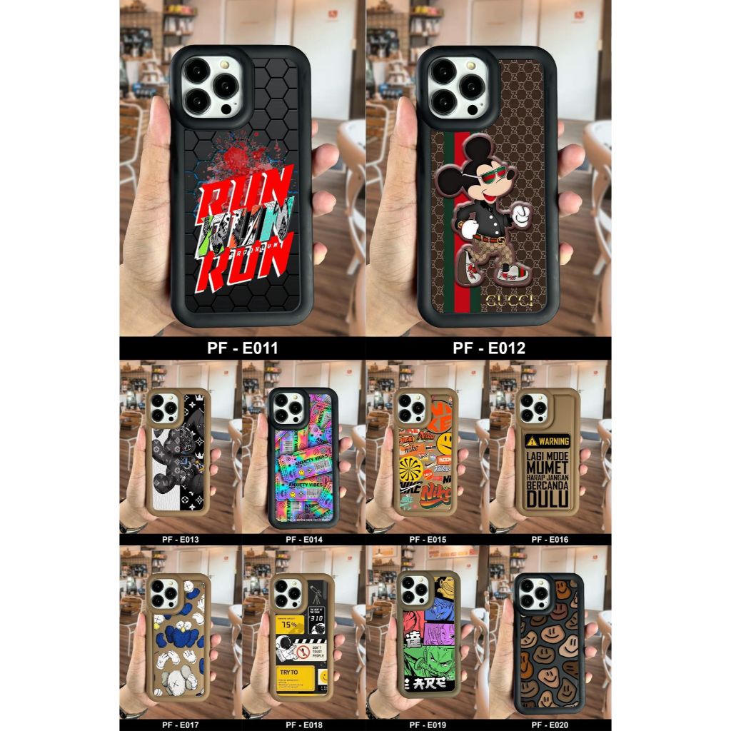 Realme C25 /C21 / C21Y /C20 / C11 2020  C11  2021/C3 /C2 / C1 CASE MOTIF KODE PF E011-E020 (BINTANG 