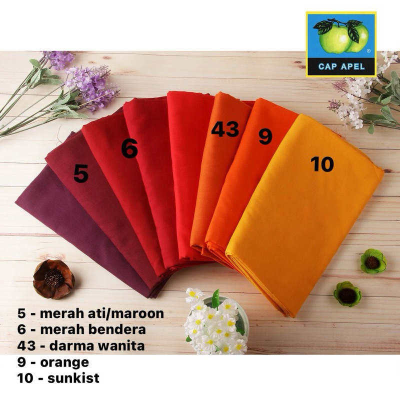 Kain Furing Arrow / Errow / Erro / Ero / Hero / Cap Apel Asiantex Puring / Gamis / Hijab / Jilbab