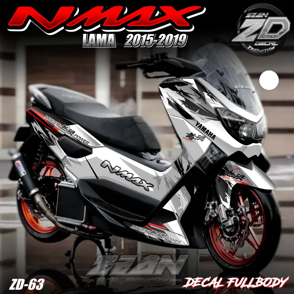 (PROMO COD) TERBARU Decal Sticker Yamaha Nmax 155 Old 2015 2016 2017 2018 2019 Fullbody - Stiker Sko