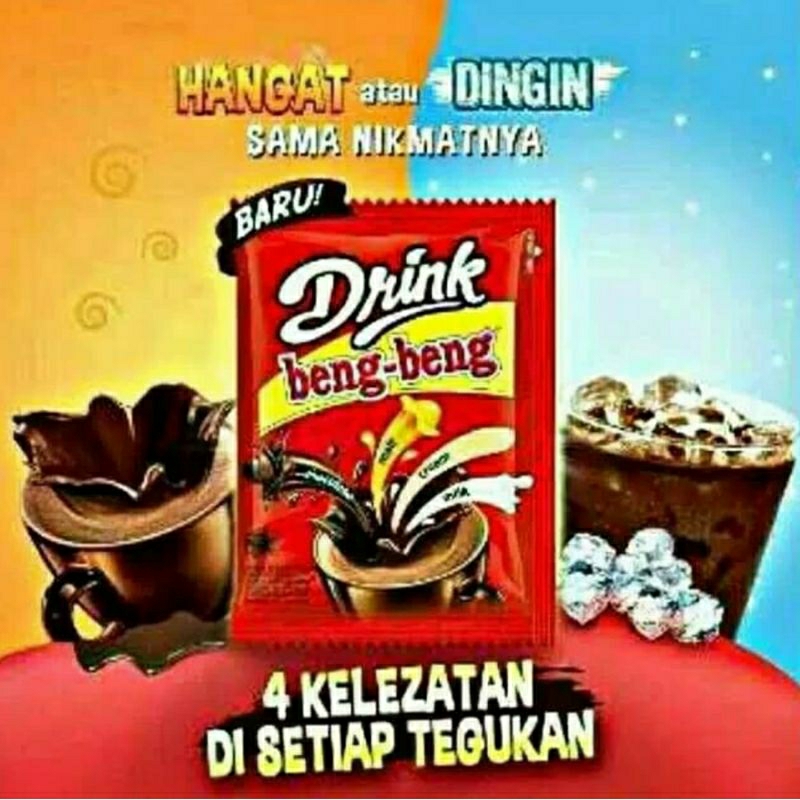 

DRINK BENG BENG RENCENG MINUMAN COKELAT BUBUK 30GR ISI 10 SACHET | BENG-BENG DRINK COKLAT