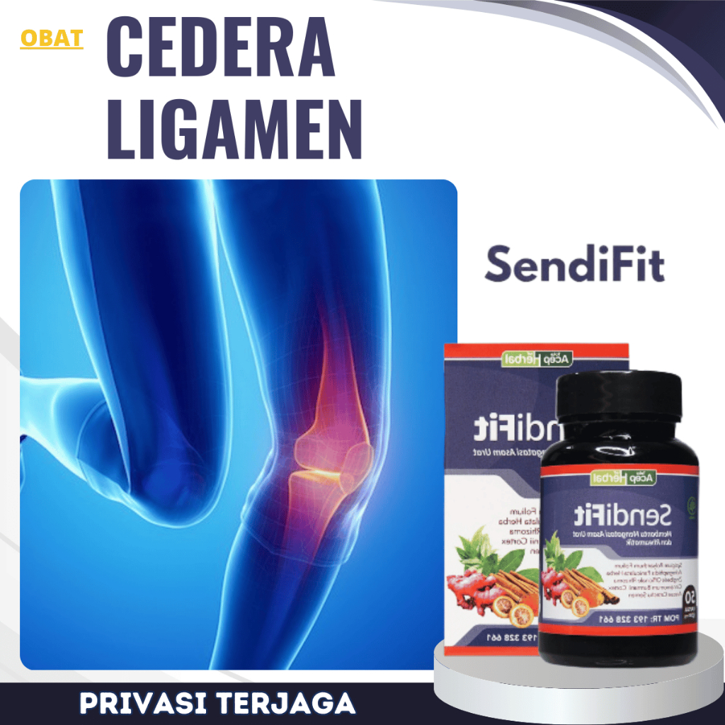 Obat Cedera Ligamen, Obat Cedera ACL,  Obat Cedera Otot, Obat Cedera Otot Ligamen Robek Nyeri Lutut 