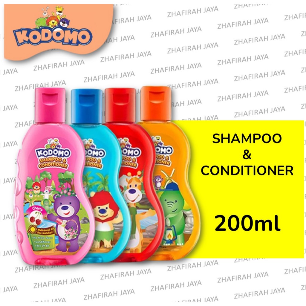 KODOMO Sabun Mandi Anak 200ml / KODOMO Shampoo Anak 200ml