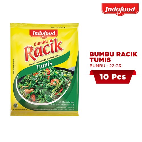 

Racik Tumis 22gram 1renceng isi 10sachet|promo murah