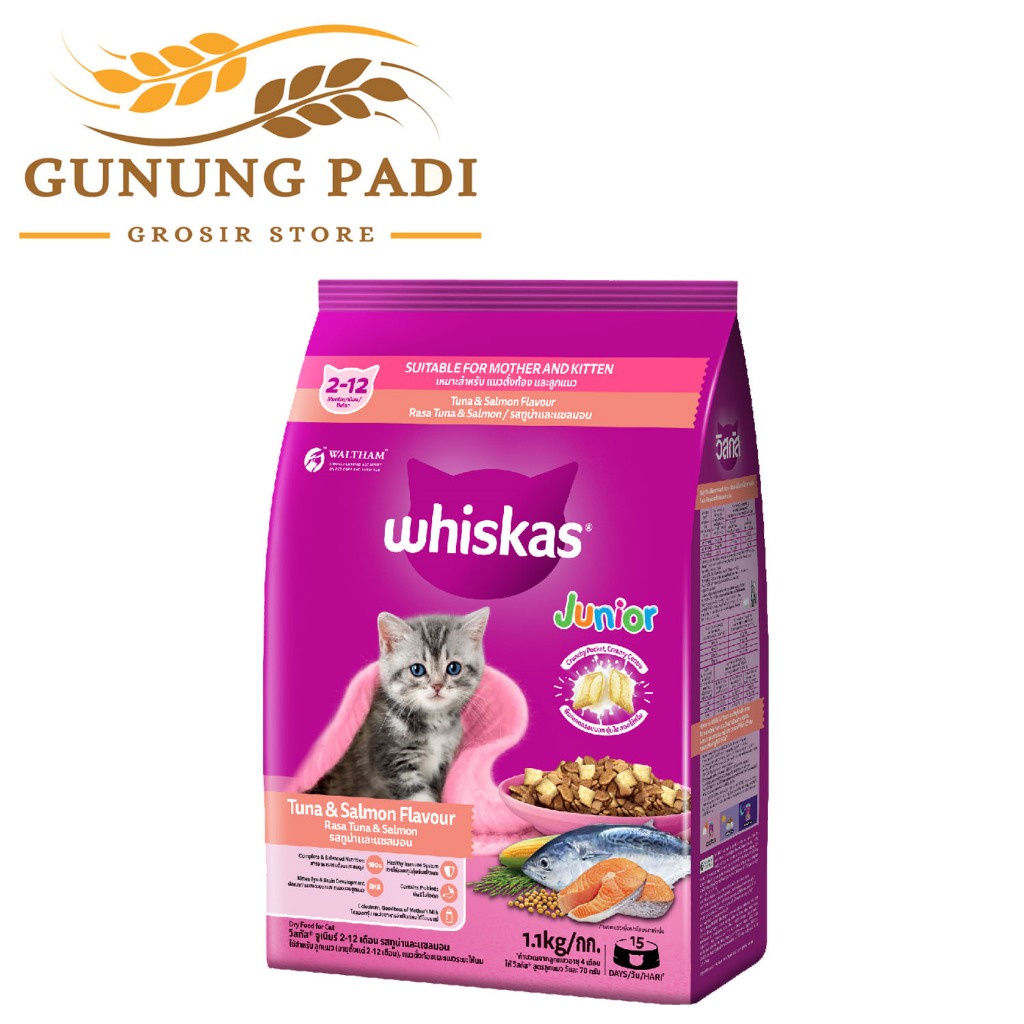 Whiskas Junior Tuna Salmon 1.1kg