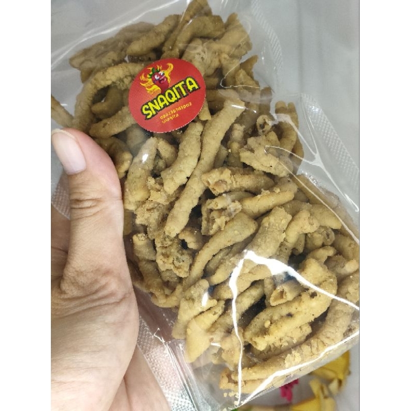 

KERIPIK USUS KRISPI / SEBLAK KENCUR / BASRENG PEDAS - 40 GRAM