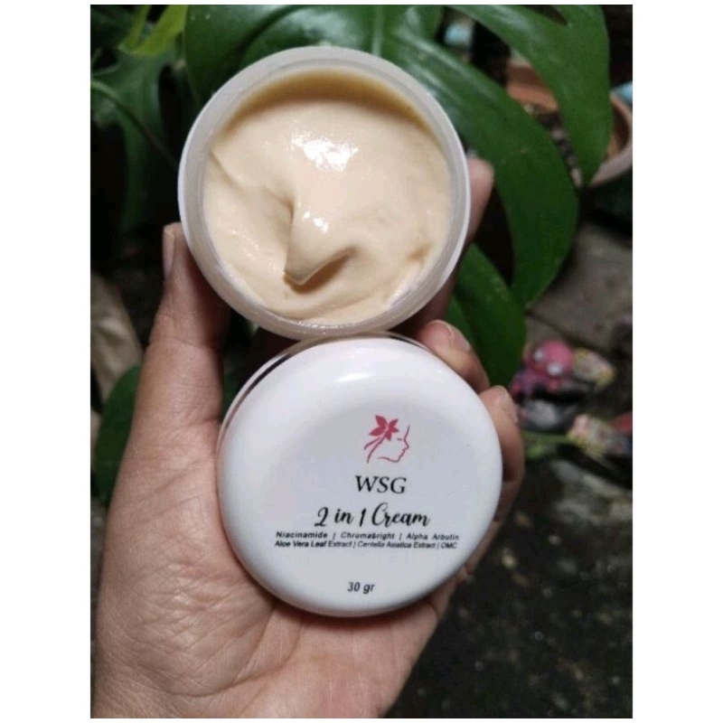 ❤LARIS❤ CREAM WSG 2IN1 BPOM / CREAM SKINCARE MEMUTIHKAN 15gr