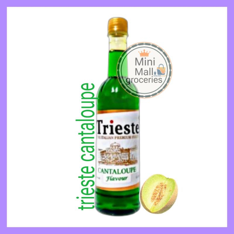 

syrup trieste cantaloupe 650ml / sirup trieste rasa melon