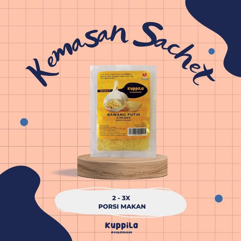 

KUPPILA Bawang Putih Cincang 20g Sachet