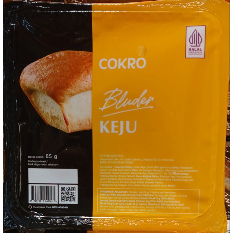 

Cokro Bluder Keju 85g - HK