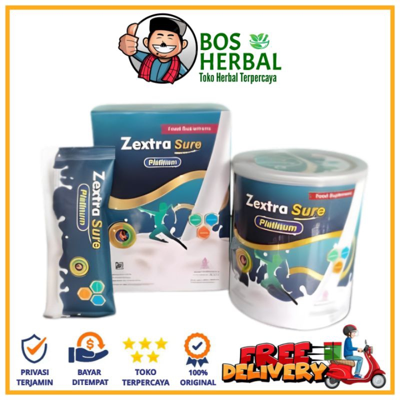 

ZEXTRA SURE PLATINUM MILK SUSU PERSENDIAN OTOT DAN TULANG REMATIK ORIGINAL BPOM