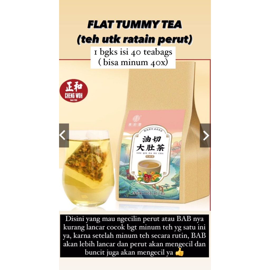 

Flat Tummy Tea CHENGWOH ORI MALAYSIA