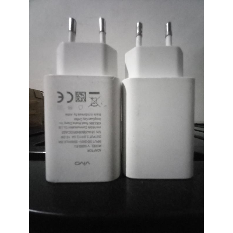 Charger Vivo 2A 10W panjang second ori 100% bawaan hp V11 V9 V7 V5 V5max V3max dll