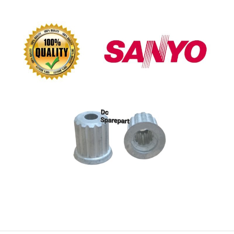 Inti pulsator mesin cuci sanyo 1 dan 2 tabung gigi 11