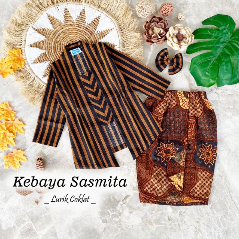 Kebaya Sasmita | Kebaya Lurik | Kebaya Lurik Coklat | Kebaya Lurik Merah | Kebaya Lurik Anak | Kebay