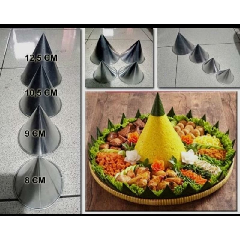 Cetakan Tumpeng / Loyang Cake Kerucut / Tumpeng Kerucut