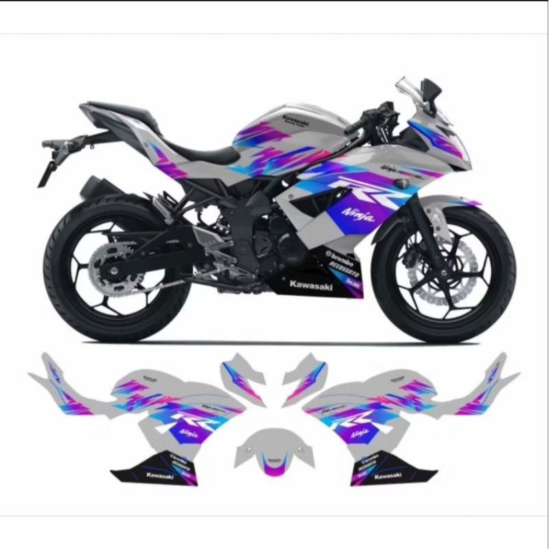 decals full body kawasaki ninja mono 250 sl/