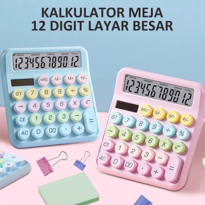 

TERBAIK STYLIST COLOR CALCULATOR KINCIZEN KC228 KALKULATOR FANCY WARNA DESKTOP MEJA