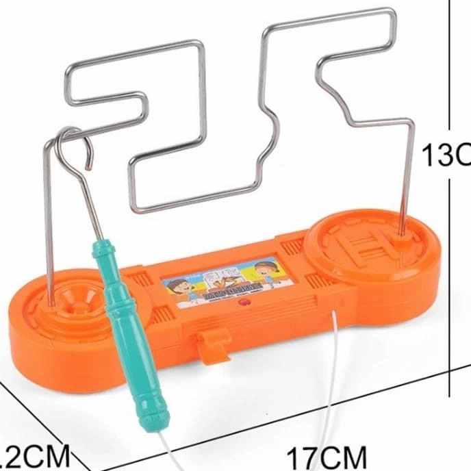 Gila Mainan Anak Maze Wire Game Mainan Konsentrasi MU2 Mr Bean Karnaval Prank