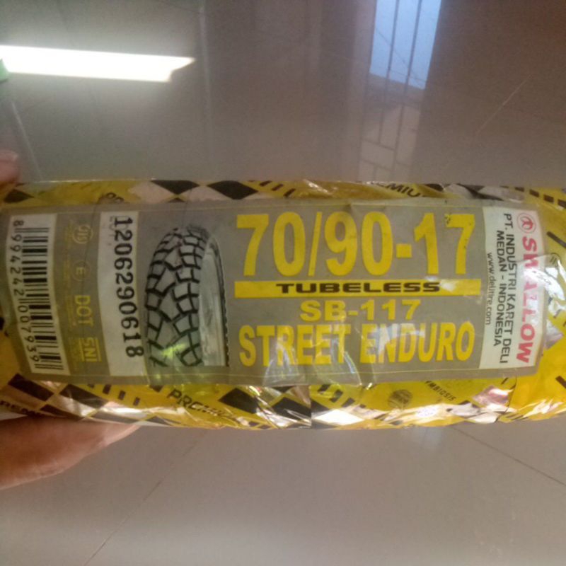 ban Tubeless swallow 70/90-17