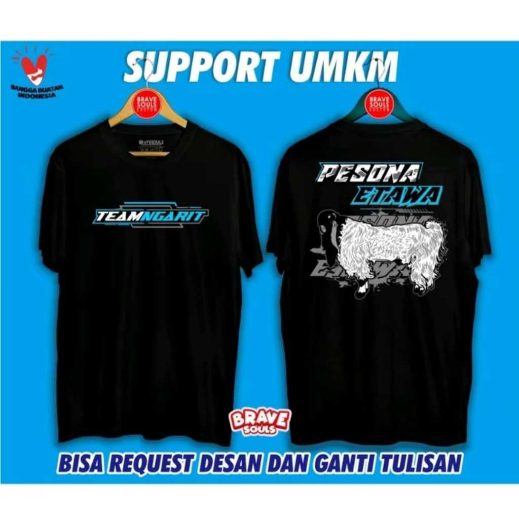 KAOS TEAM NGARIT PESONA ETAWA | BAJU PETERNAK | TSHIRT DISTRO VIRAL