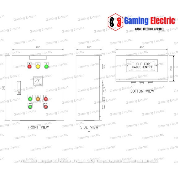 Panel Star Delta 20Hp / 15Kw Custom
