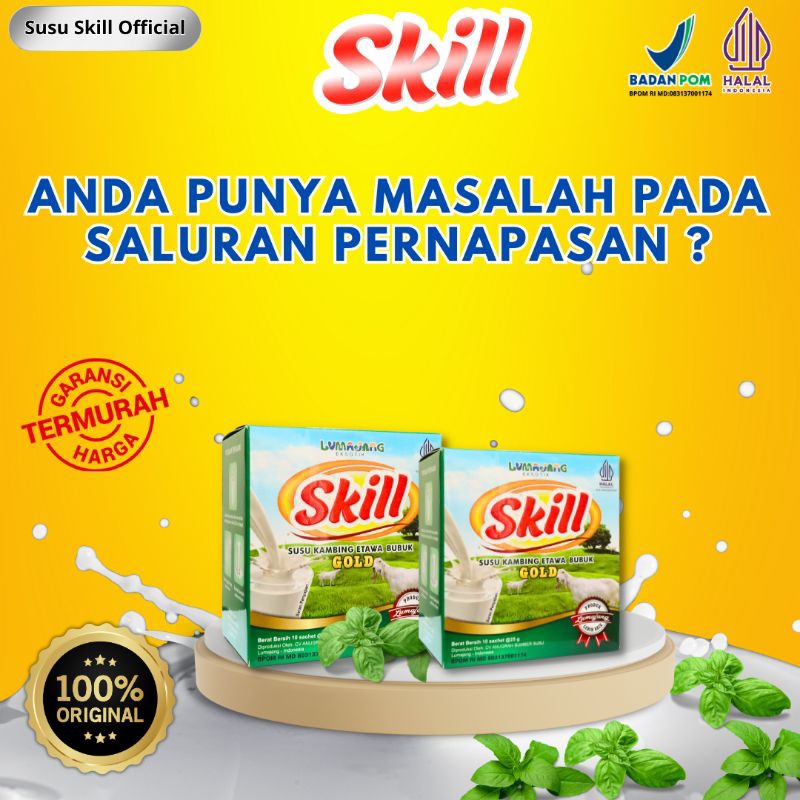 

Susu Skill Susu Etawa Herbal Mengatasi Saluran Pernapasan Official 1 Box Sachet