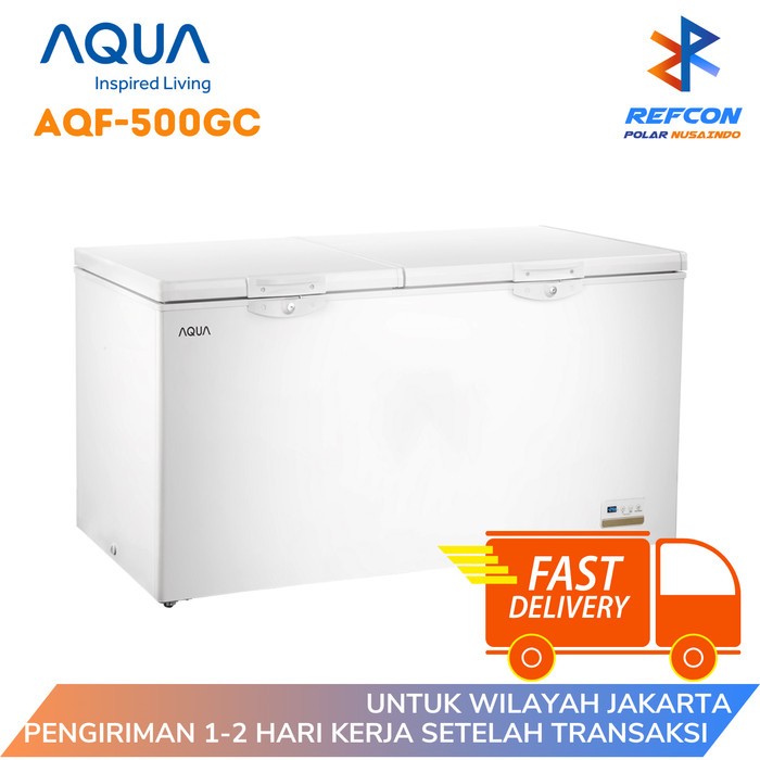 Chest Freezer AQUA AQF 500GC / AQF 500 GC / AQF500GC Freezer Box 488 Liter