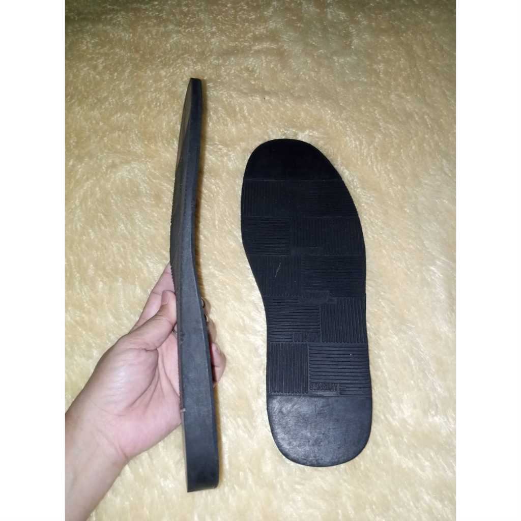 Outsole karet sol potong sepatu alas sepatu karet asli warna hitam laki dan perempuan