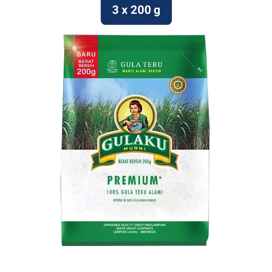 

Best Gulaku Sugar Pillow Pack Premium 3 x 2 gr R71