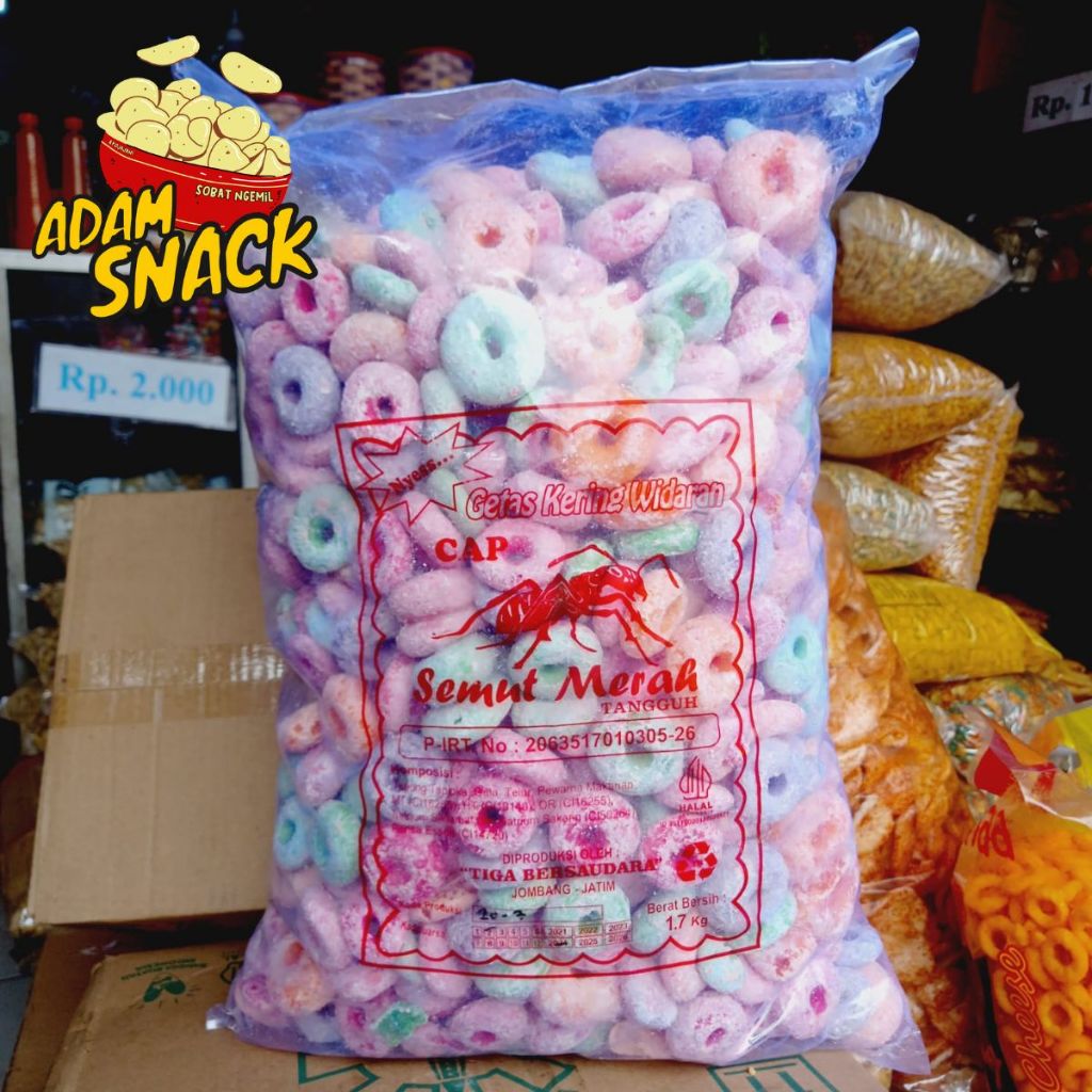 

GABUS DONAT BAL ISI 1.7 KG/ DONAT SEMUT /GABUS DONAT WARNA MANIS LEZAT - COD DAN SAMEDAY