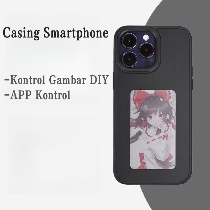 Casing Ponsel Layar Tinta Cerdas Transmisi NFC 14promax Creative Apple Case